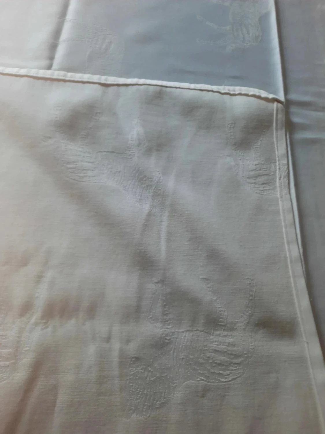 🥀Grande nappe de qualité, en coton damassé, motif zébre – photo 4